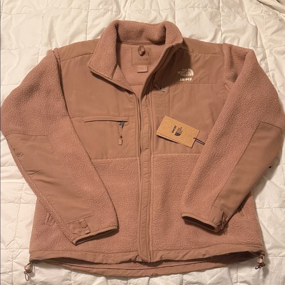 SKIMS Teddy Jacket in Tan